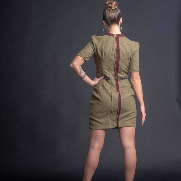 Retro wool dress - Picture 2 of 3